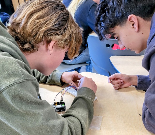 student s in classroom